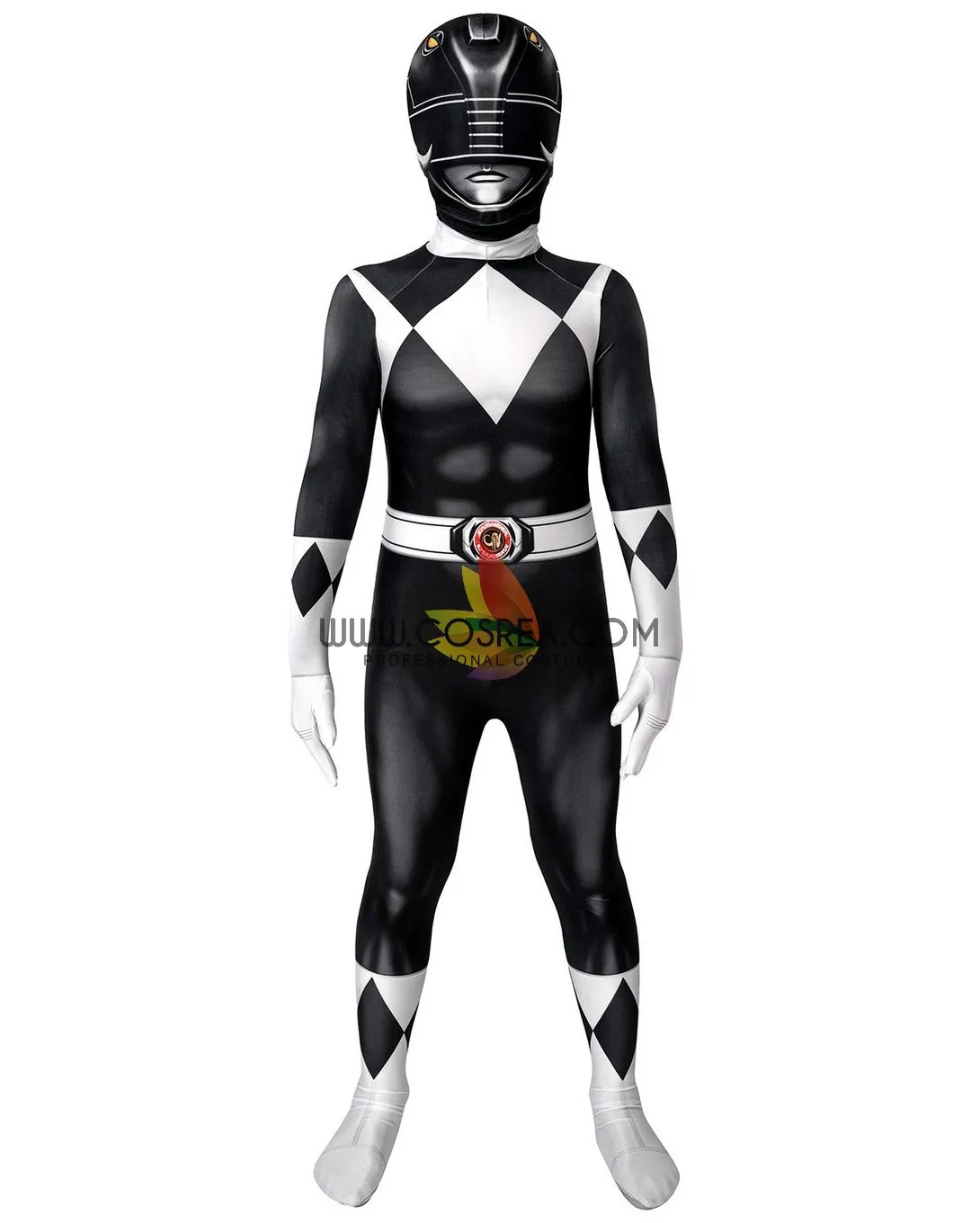 Black Ranger Kids Size Cosplay Costume