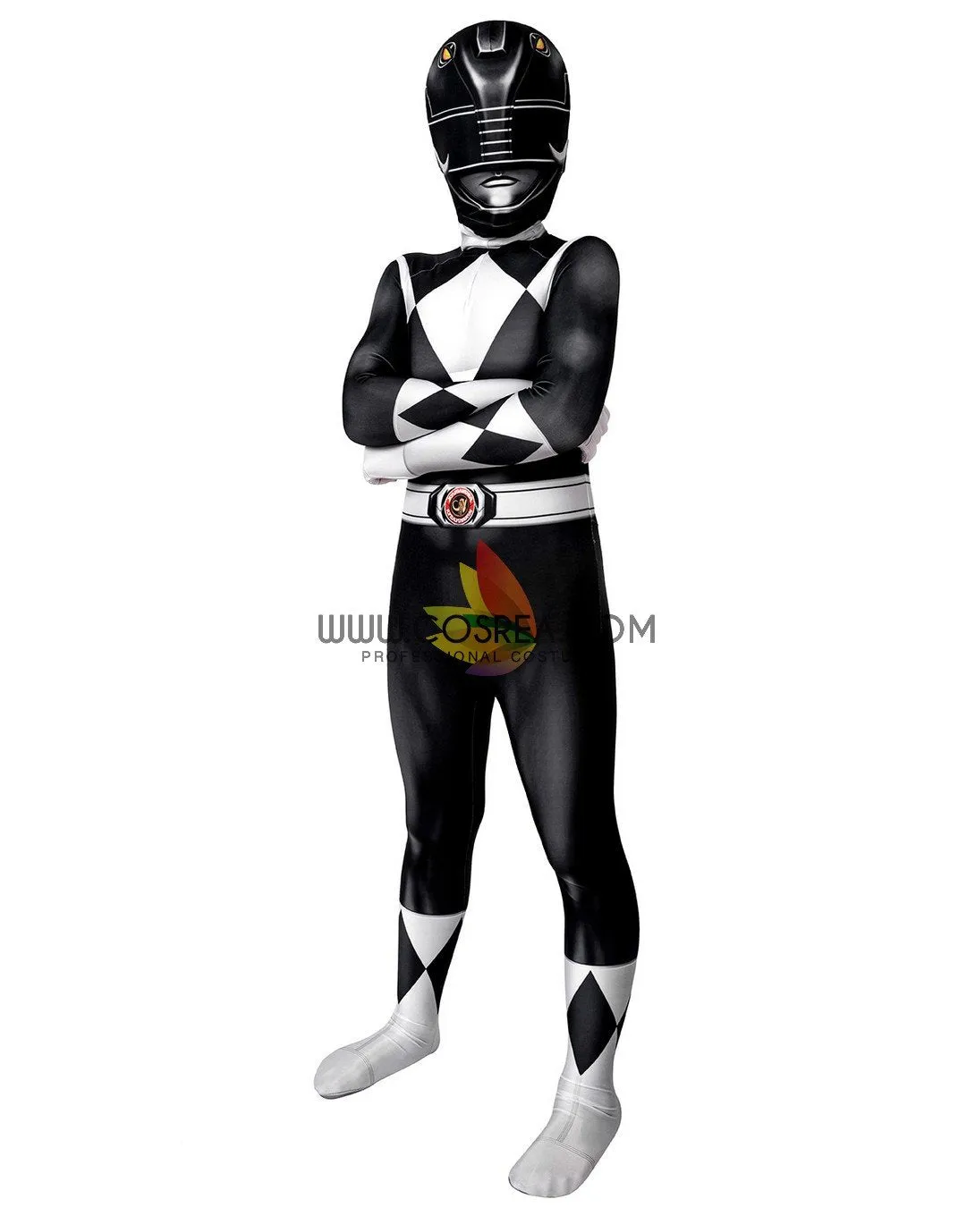 Black Ranger Kids Size Cosplay Costume