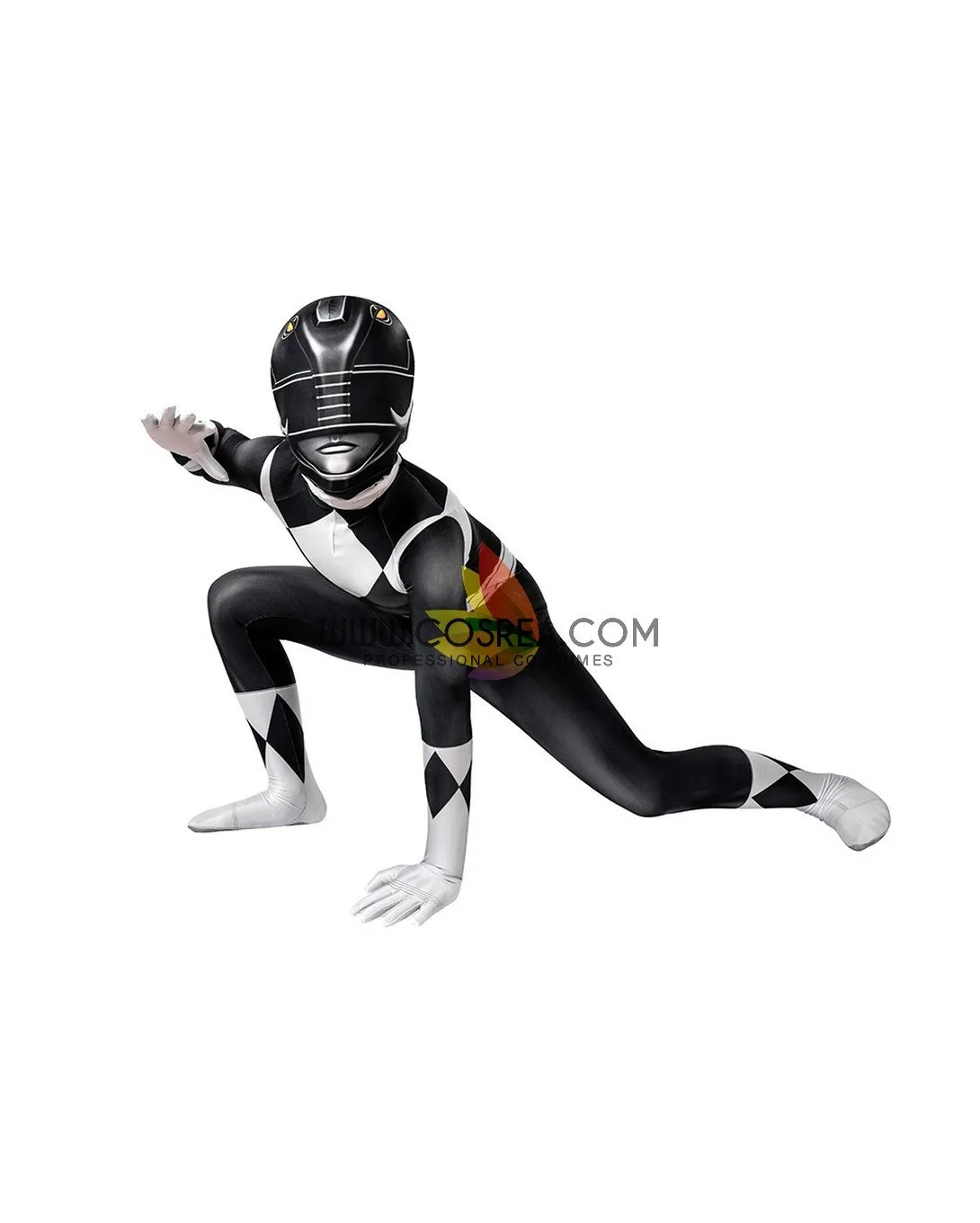 Black Ranger Kids Size Cosplay Costume