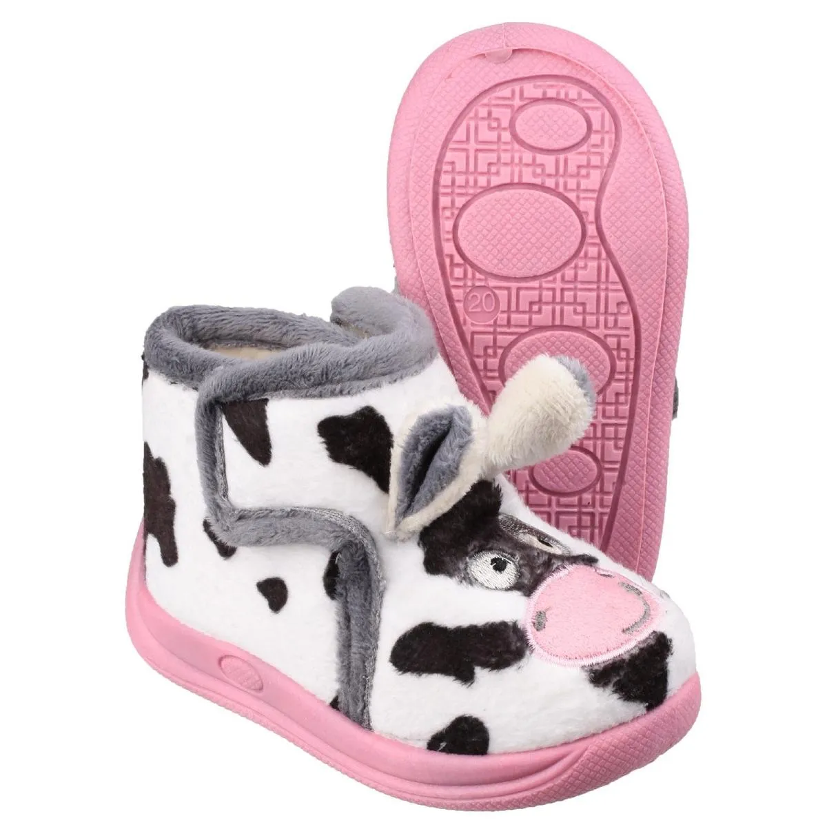 Mirak Farm Kids Slipper Cow