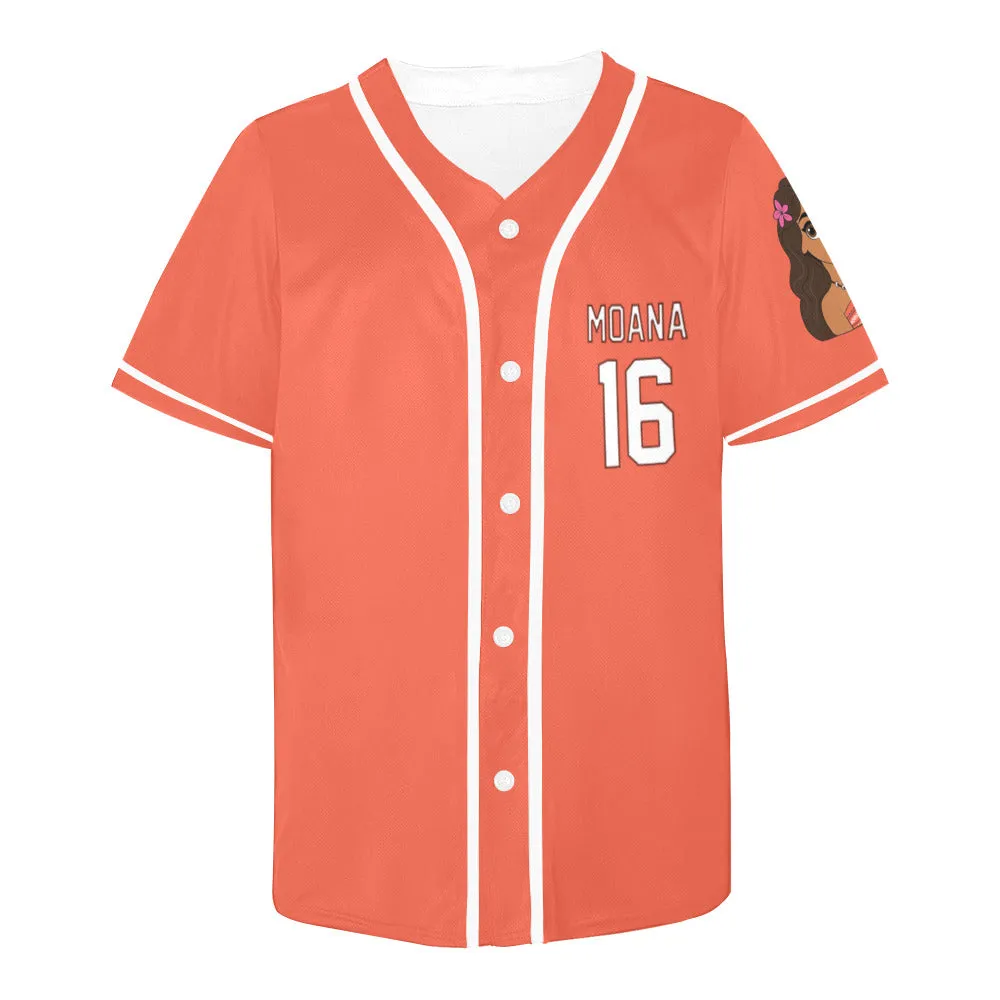 Moana Customizable Jersey (Adults And Kids Sizes)