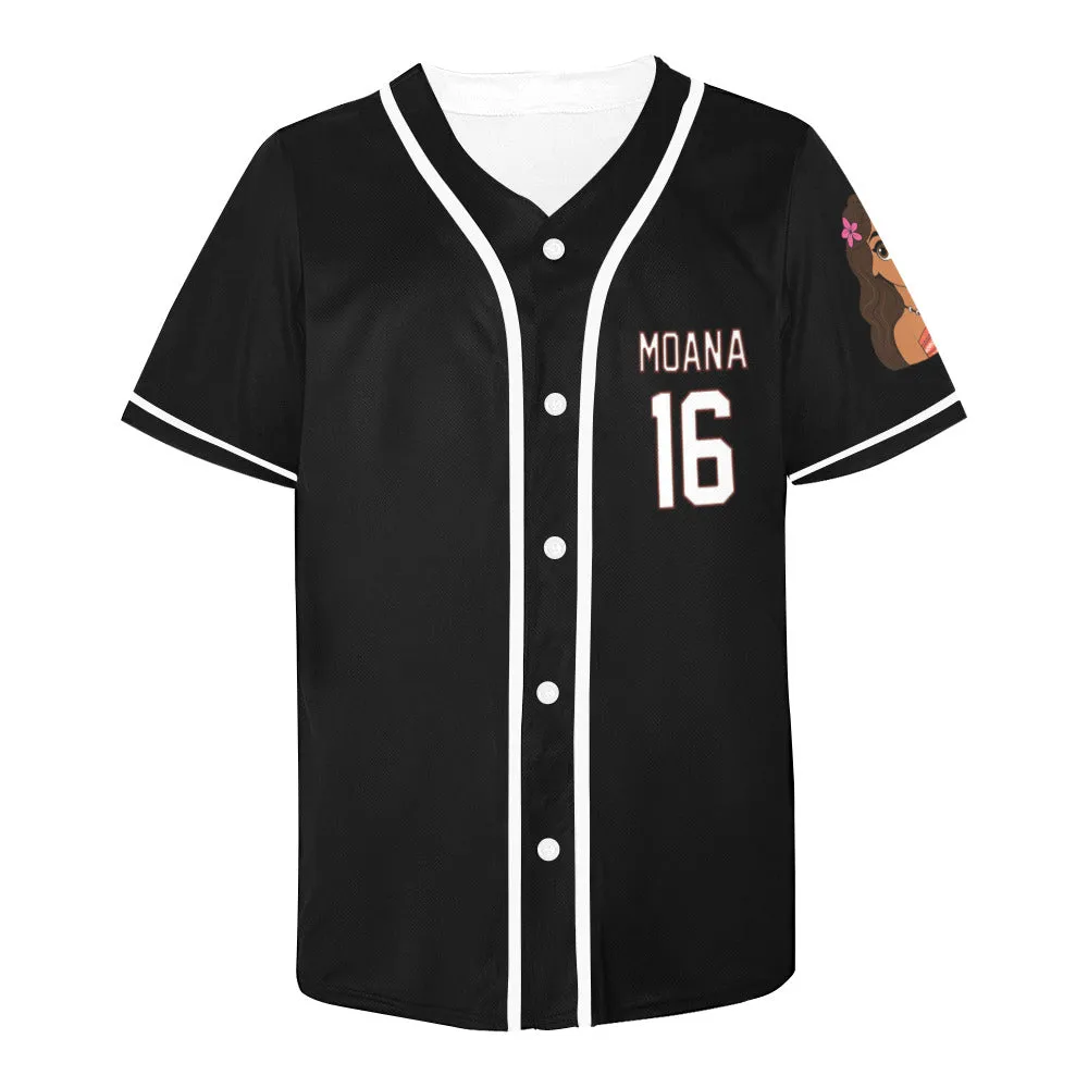 Moana Customizable Jersey (Adults And Kids Sizes)