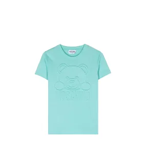 Moschino Kids Embossed Bear Logo T-Shirt