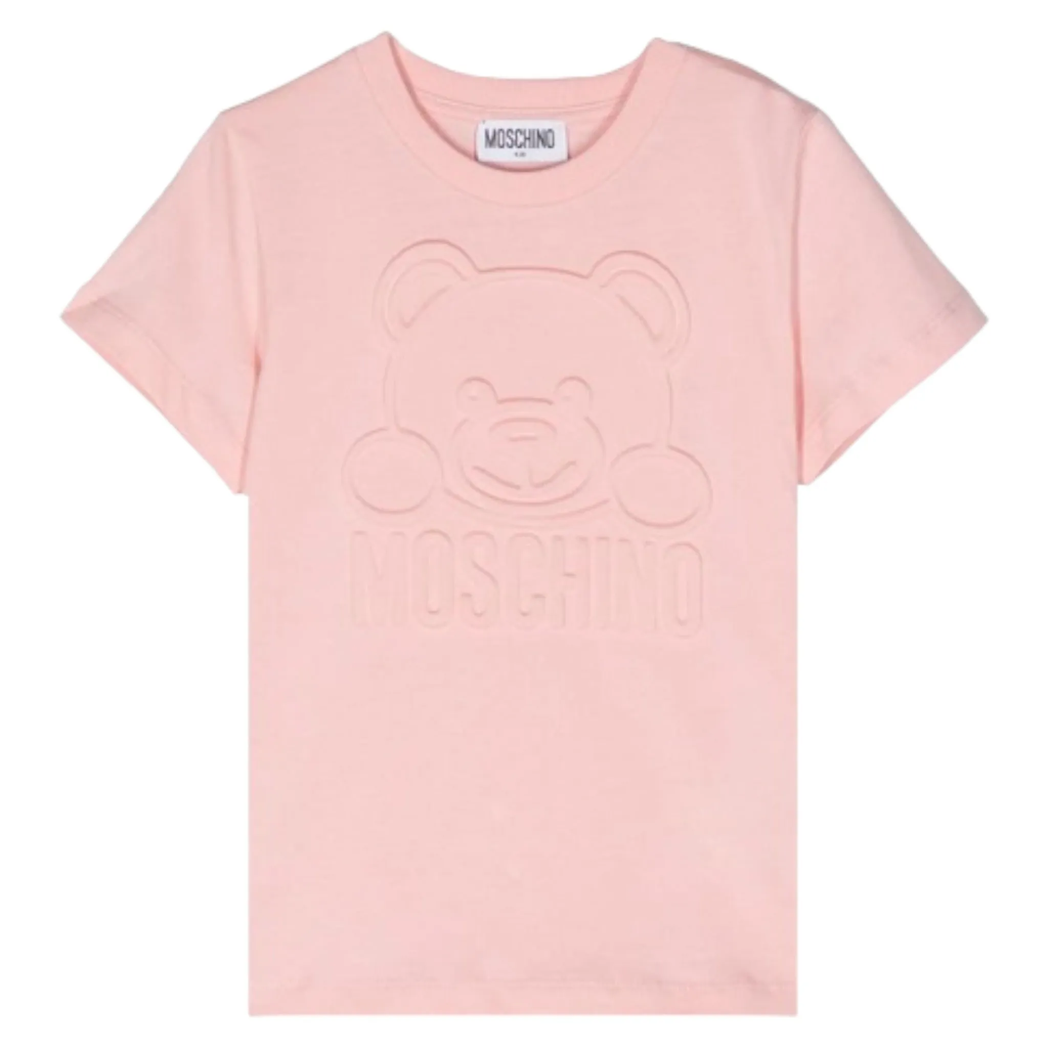 Moschino Kids Embossed Bear Logo T-Shirt