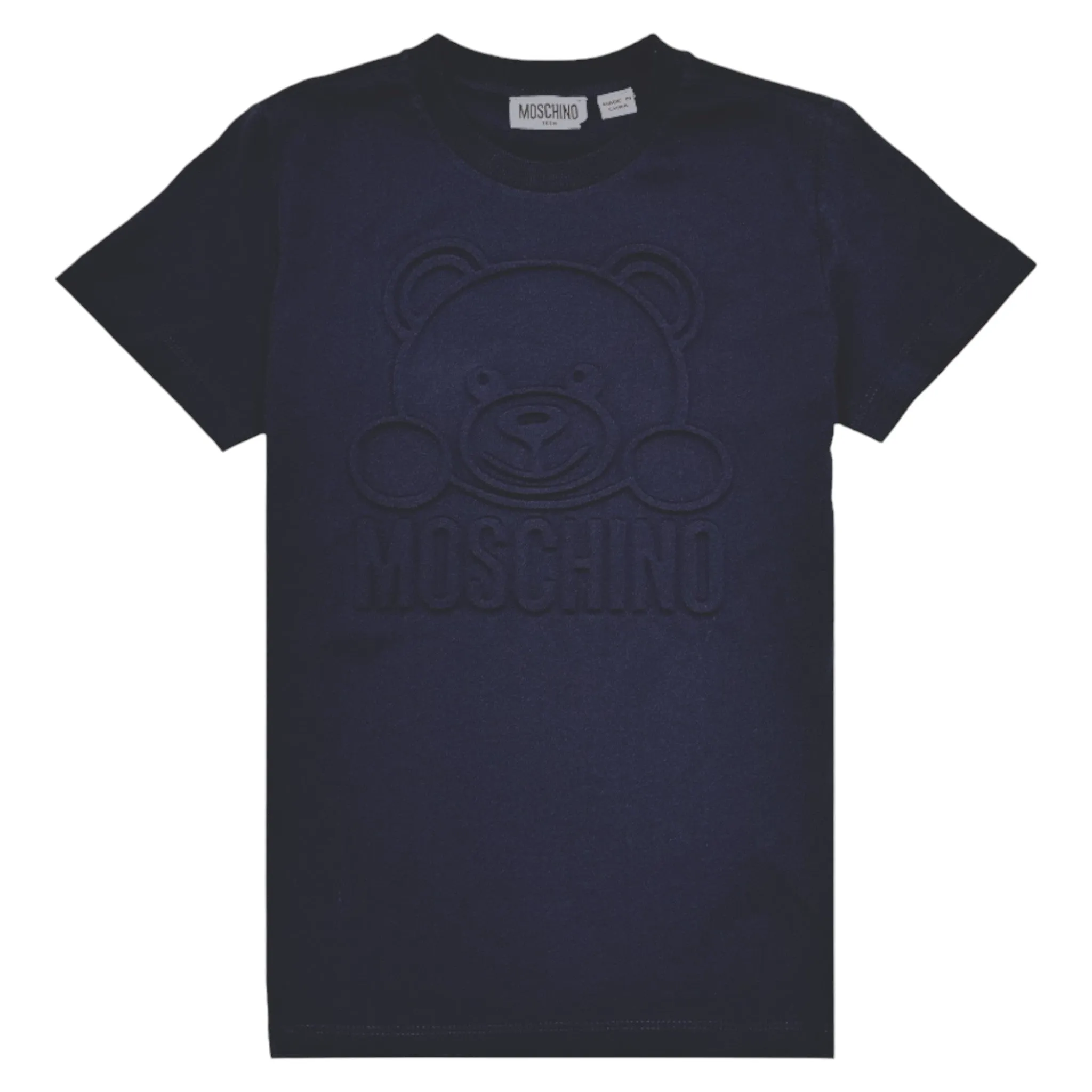 Moschino Kids Embossed Bear Logo T-Shirt