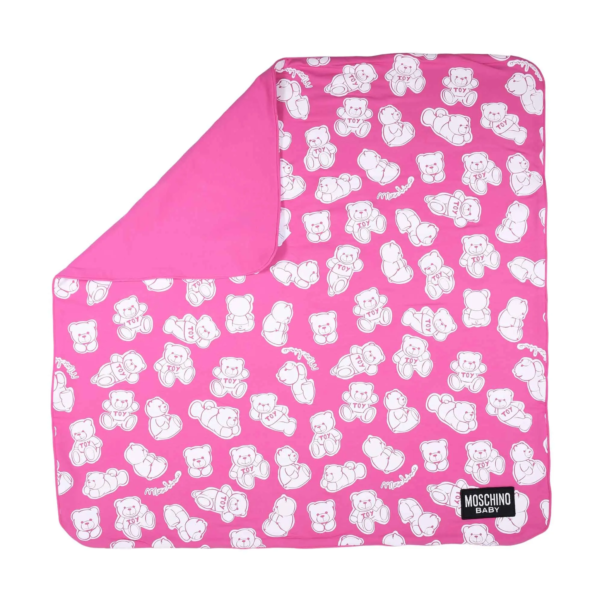 Moschino Kids Teddy Print Blanket