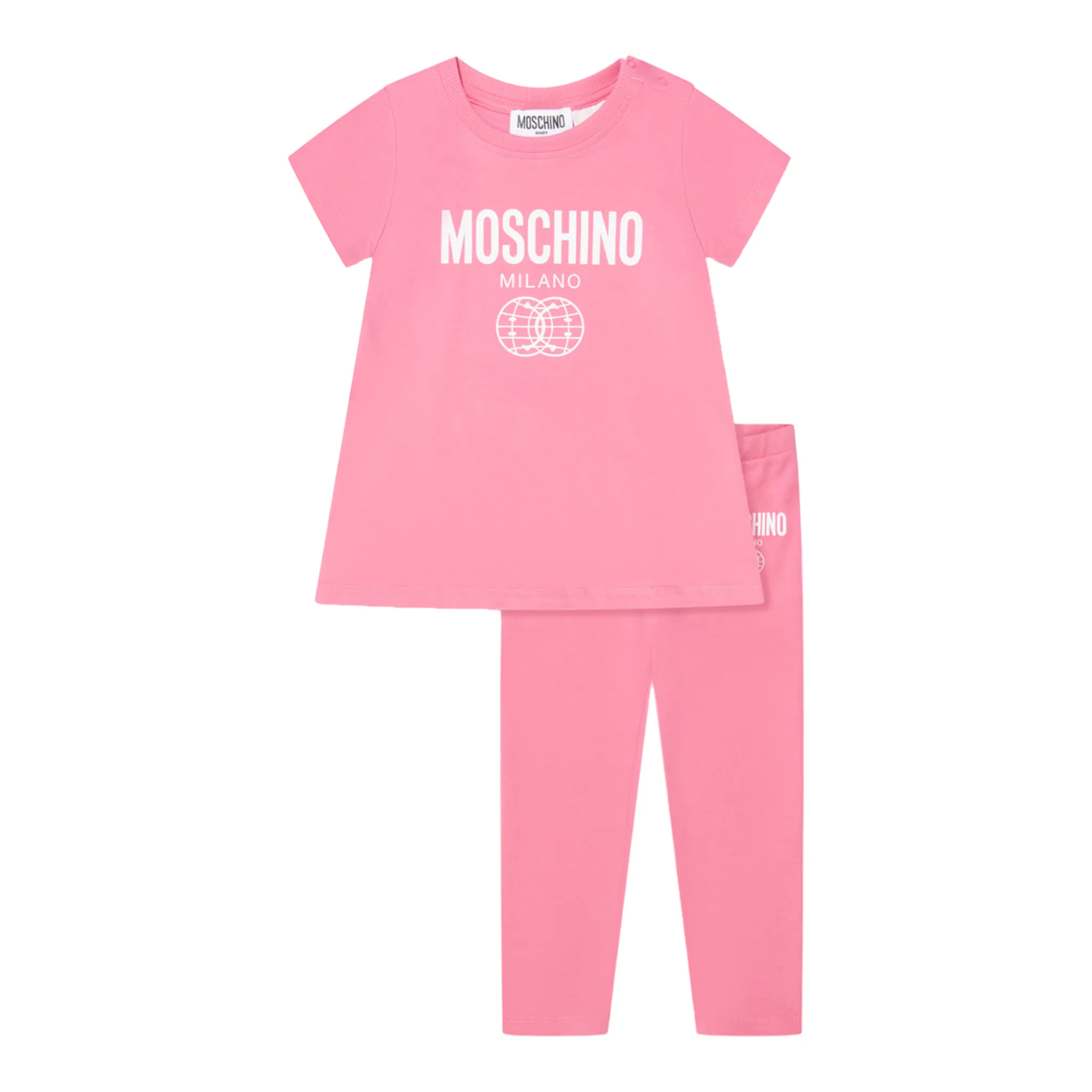 Moschino Kids Toddler's Double Smiley T-Shirt and Legging Set