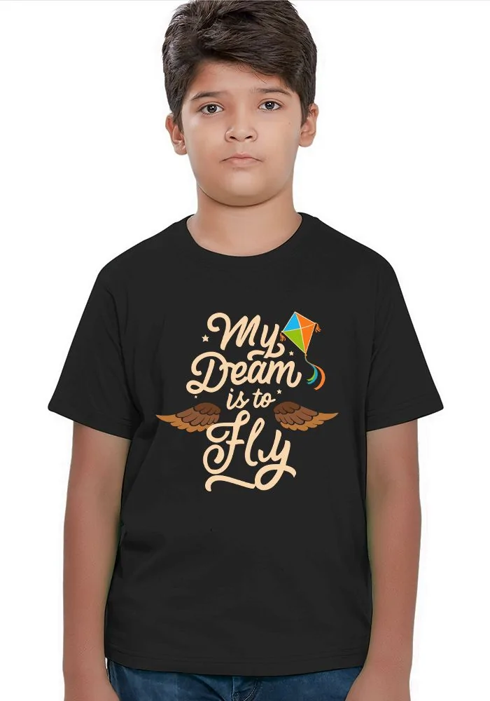 My Dream Is To Fly Senior Kids T-Shirt