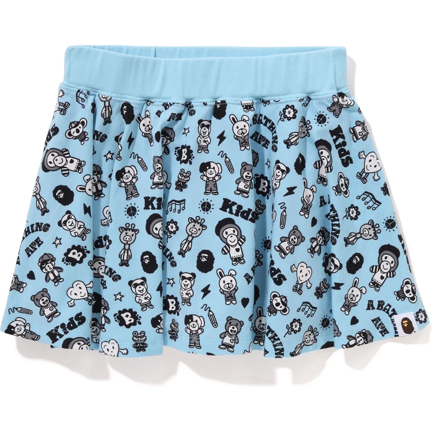 Kids BAPE X CHOCOMOO MILO Friends Skirt