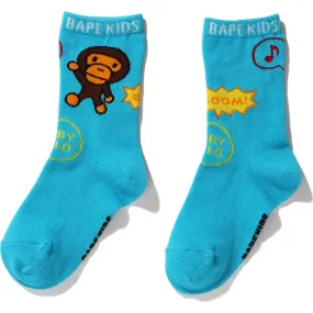 Baby Milo Speech Balloon Socks for Kids