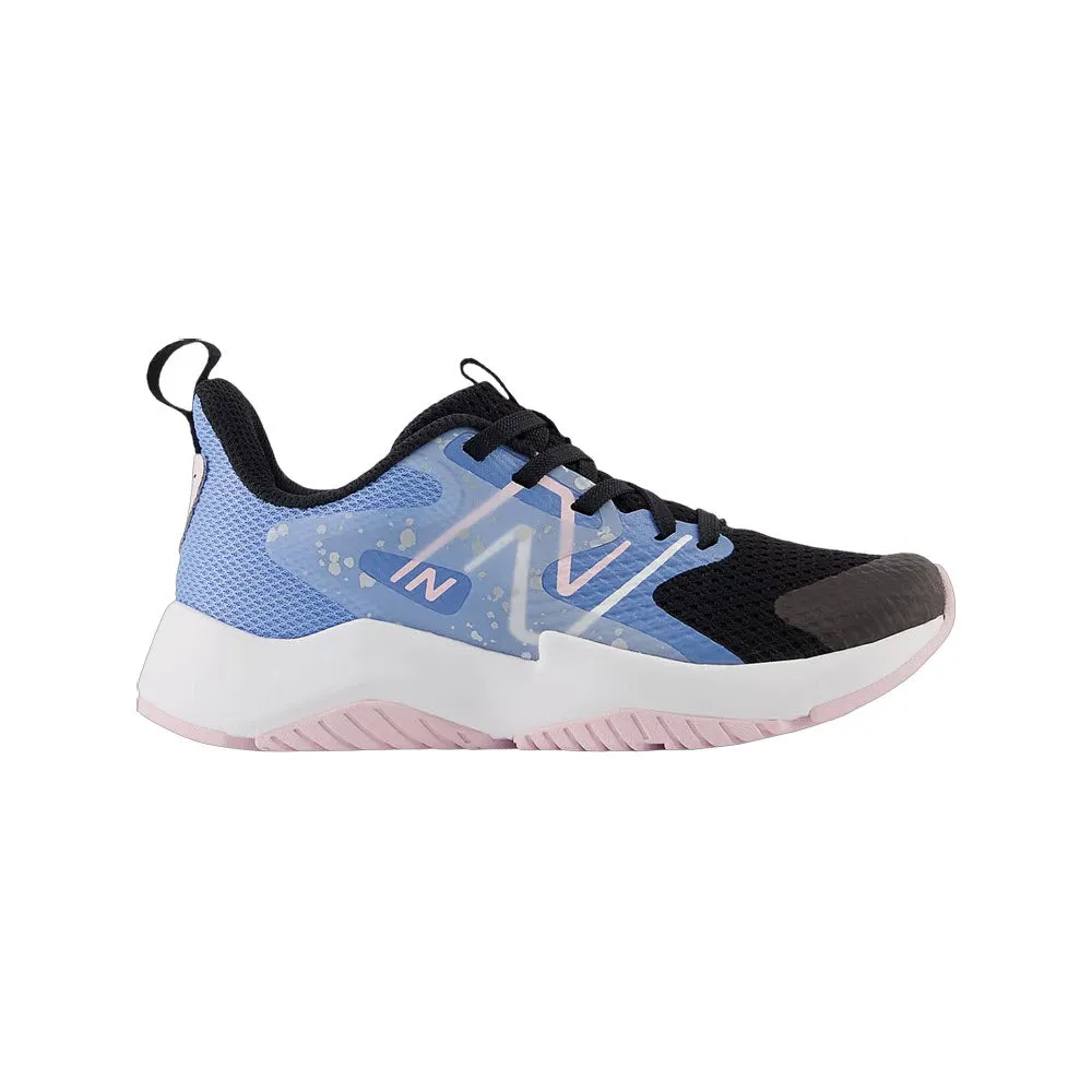 NEW BALANCE RAVE RUN V2 BLACK/BLUE - KIDS