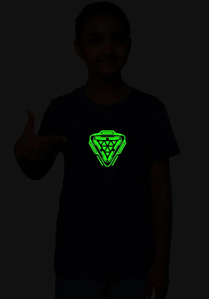 New Element Arc Reactor Glow Sr Kids T-Shirt