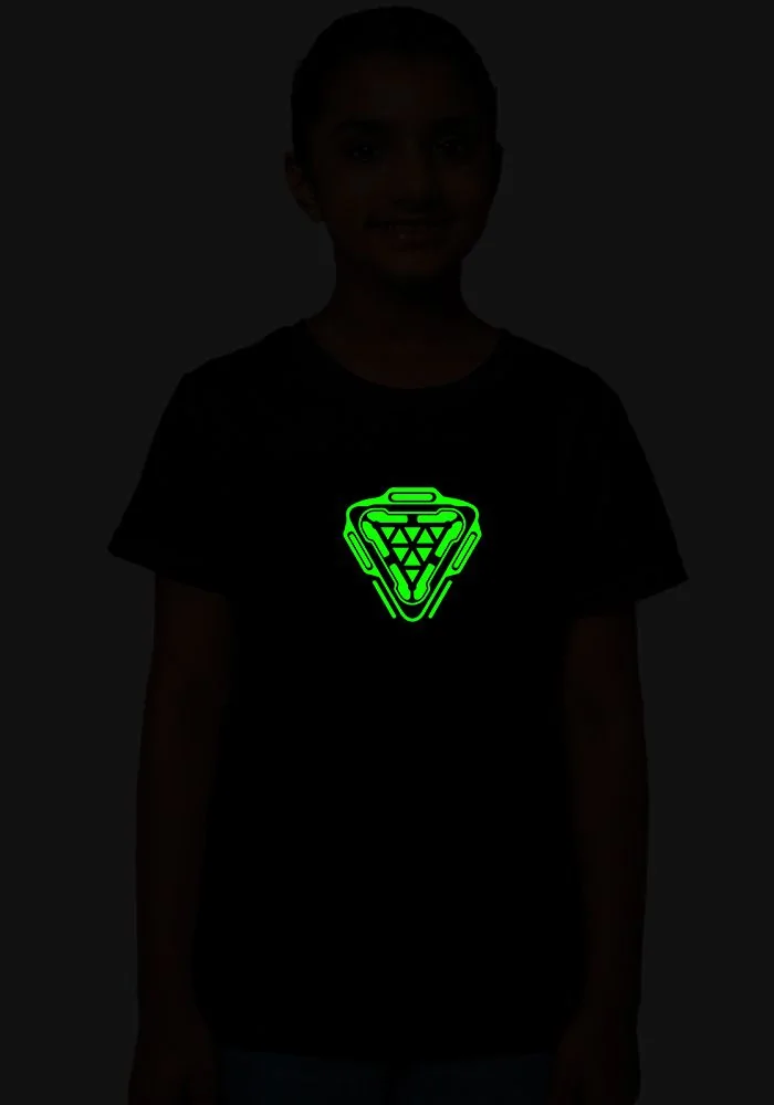 New Element Arc Reactor Glow Sr Kids T-Shirt