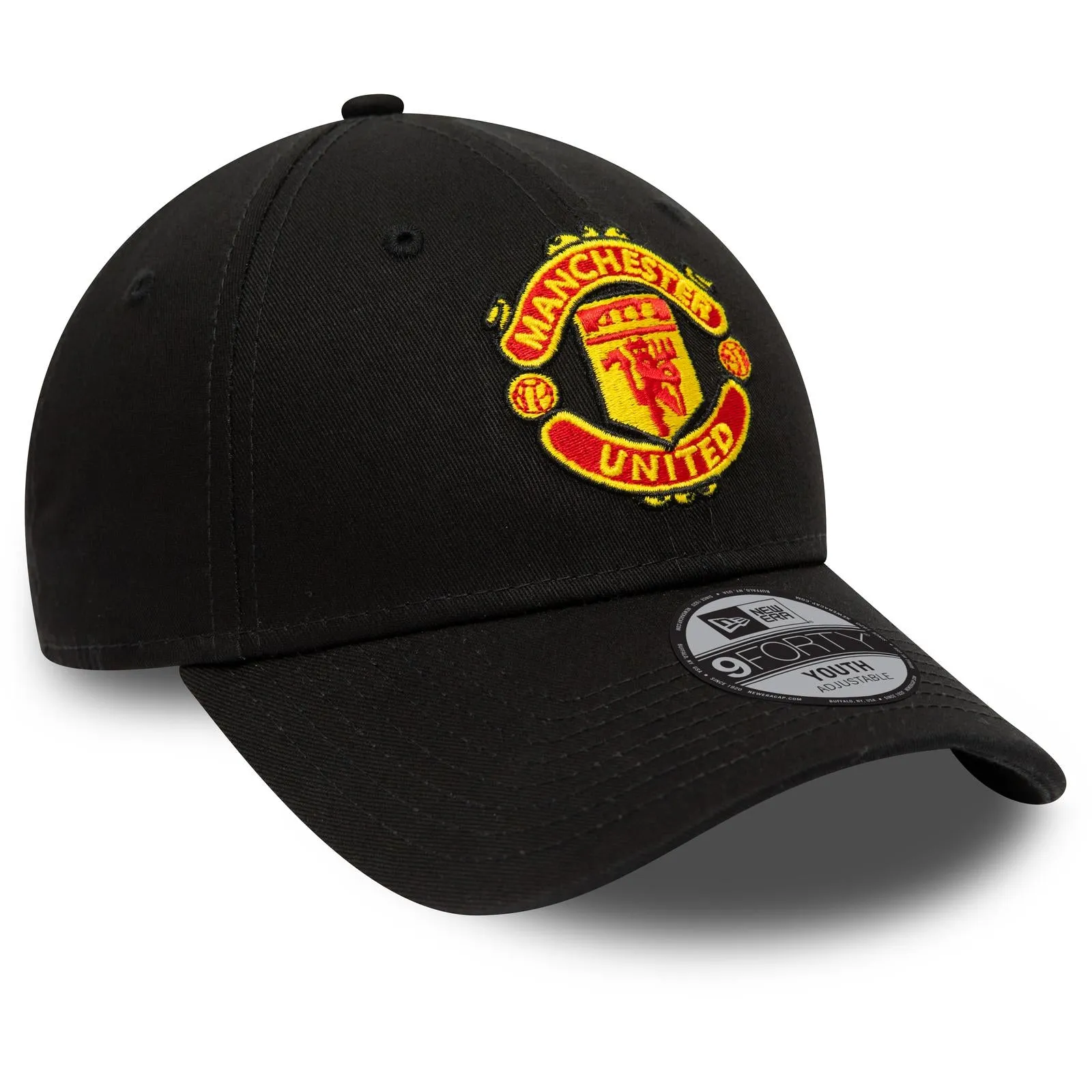 New Era Kids 9FORTY Manchester United FC Cap - Black - 4-6 Yrs