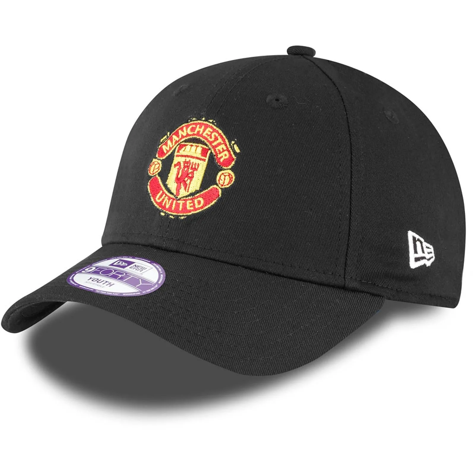 New Era Kids 9FORTY Manchester United FC Cap - Black - 4-6 Yrs