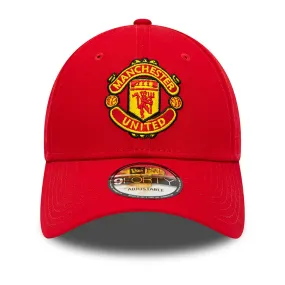 New Era Kids 9FORTY Manchester United FC Cap - Red - 4-6 Yrs