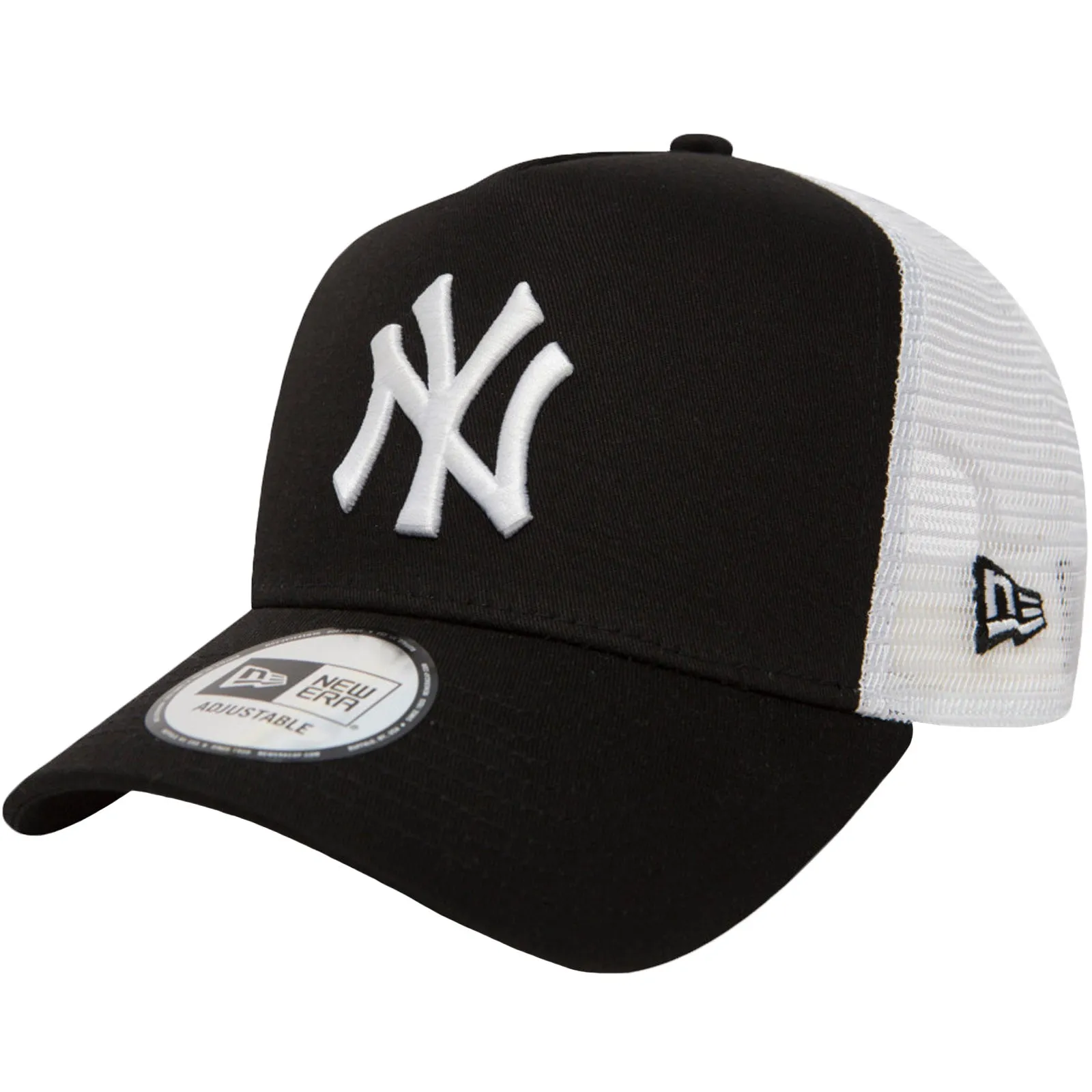 New Era Kids New York Yankees A-Frame Snapback Truckers Cap - Black - 4-6 Yrs