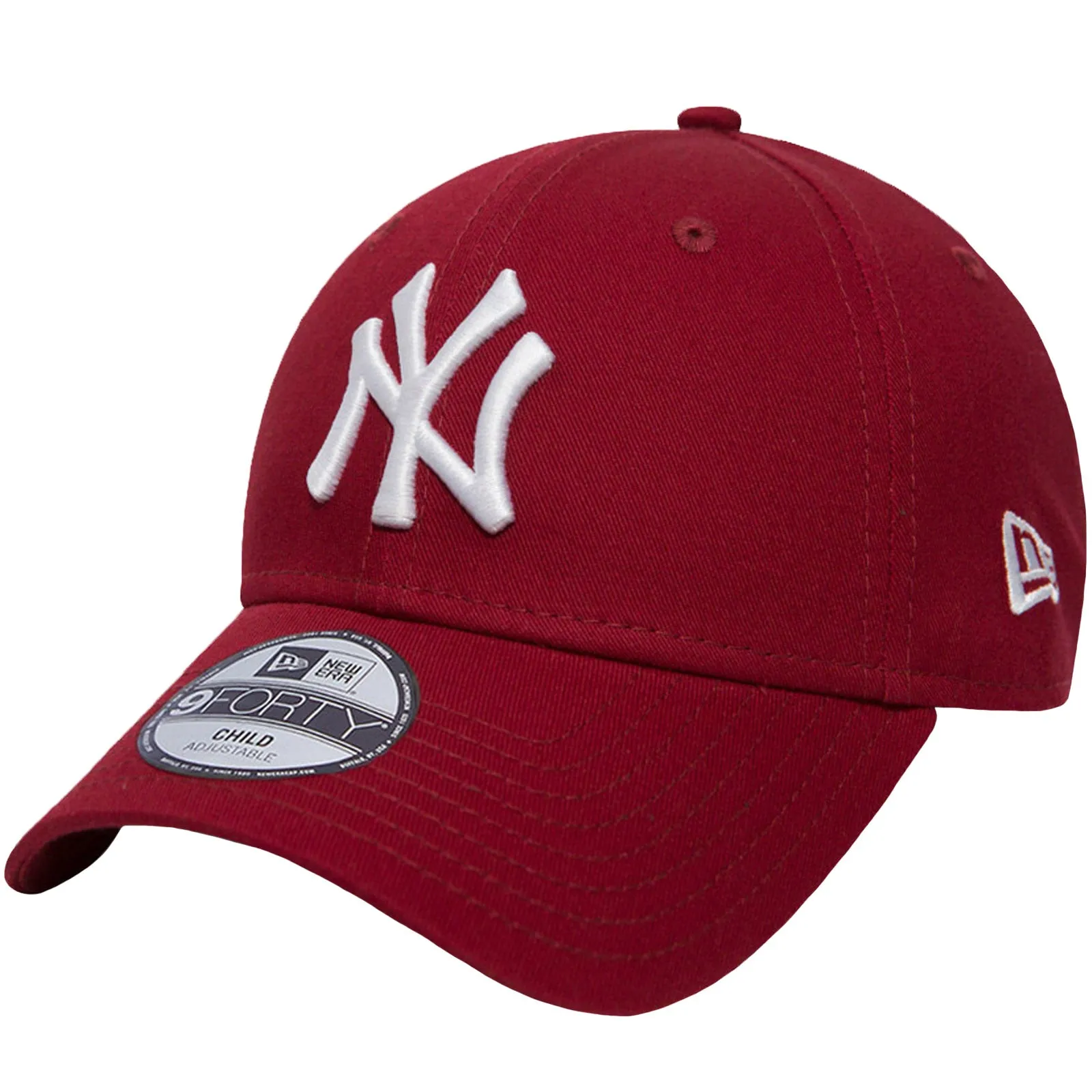 New Era Kids New York Yankees League Essential 9Forty Cap - Red - 4-6 Yrs