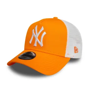 New Era Kids New York Yankees League Essentials Trucker Cap - Orange - 6-12 Yrs