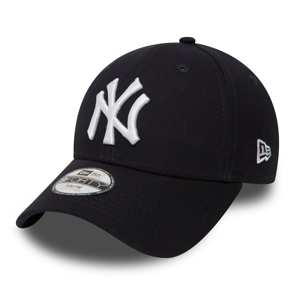 Kids Navy New Era NY Yankees 9FORTY Adjustable Cap