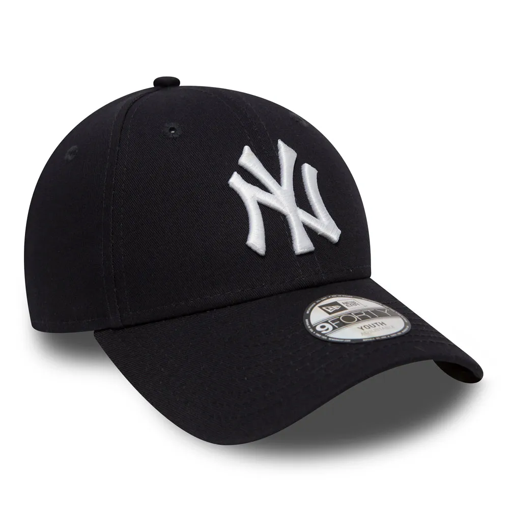 Kids Navy New Era NY Yankees 9FORTY Adjustable Cap