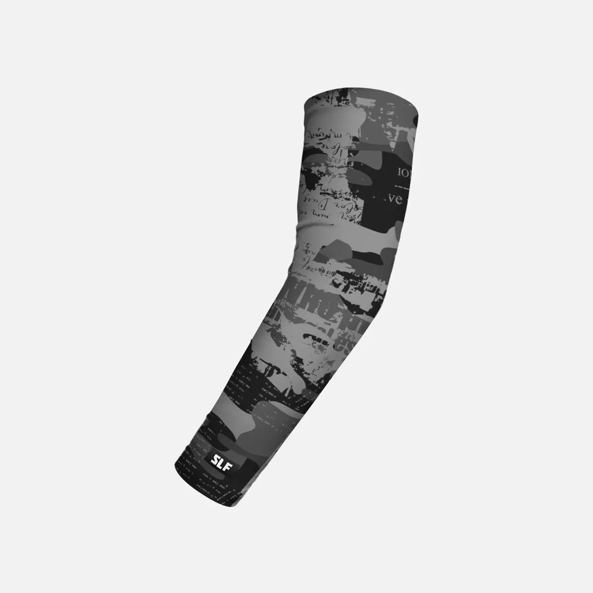 Newspaper Camo Kids Arm Sleeve