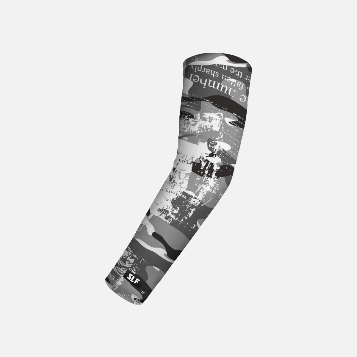 Newspaper Camo Kids Arm Sleeve