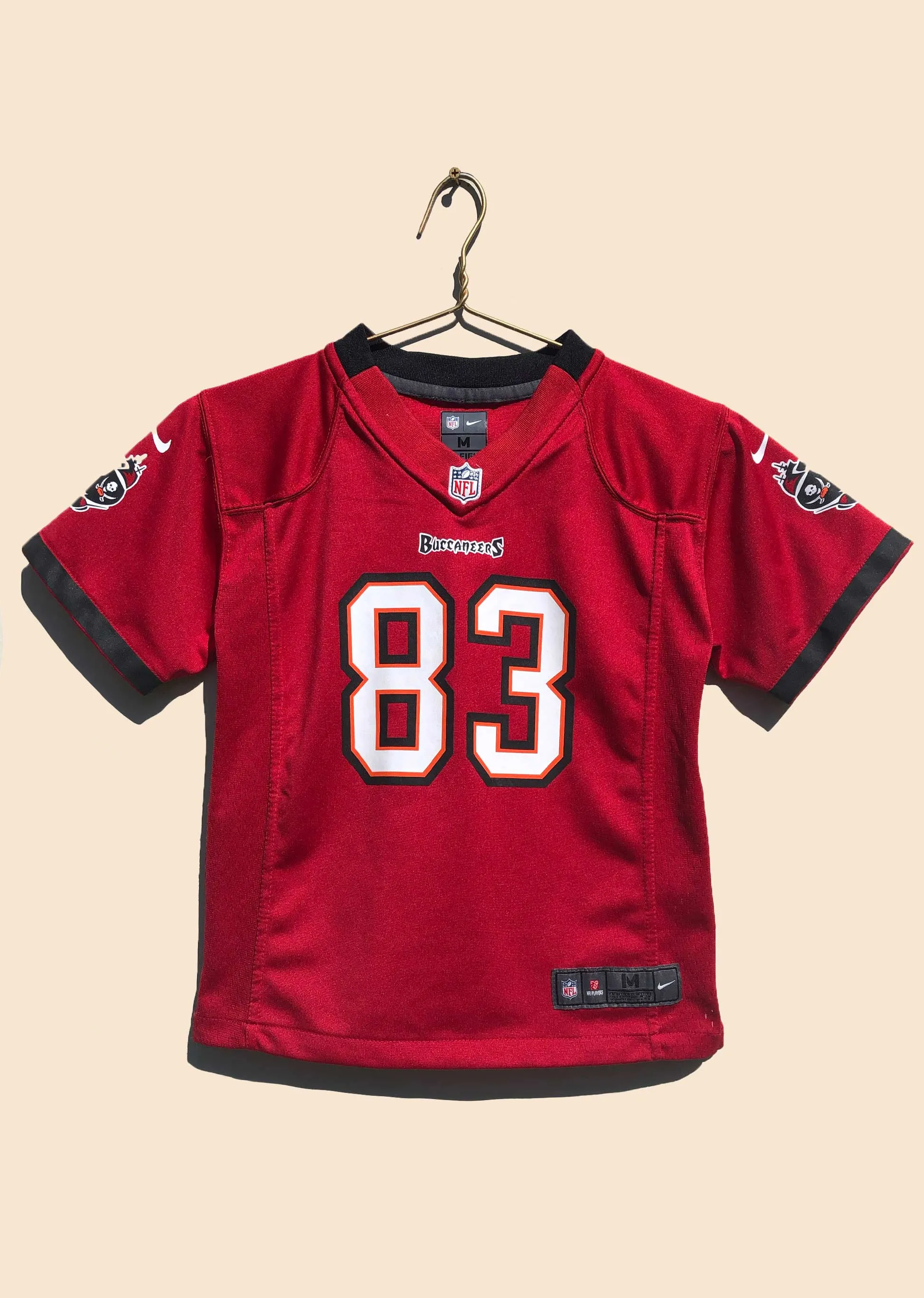 NFL Tampa Bay Buccaneers Vincent Jackson 83 Kids Jersey Red - M