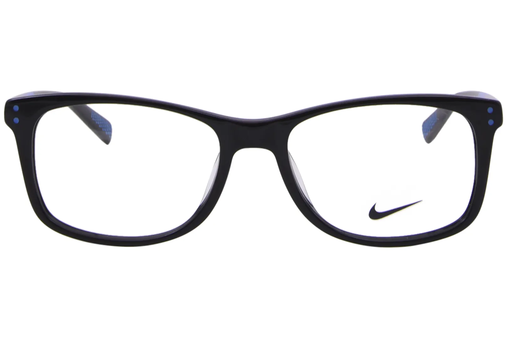 Nike 5538 013 Eyeglasses Youth Kids Boy's Black/Photo Blue 52-17-135