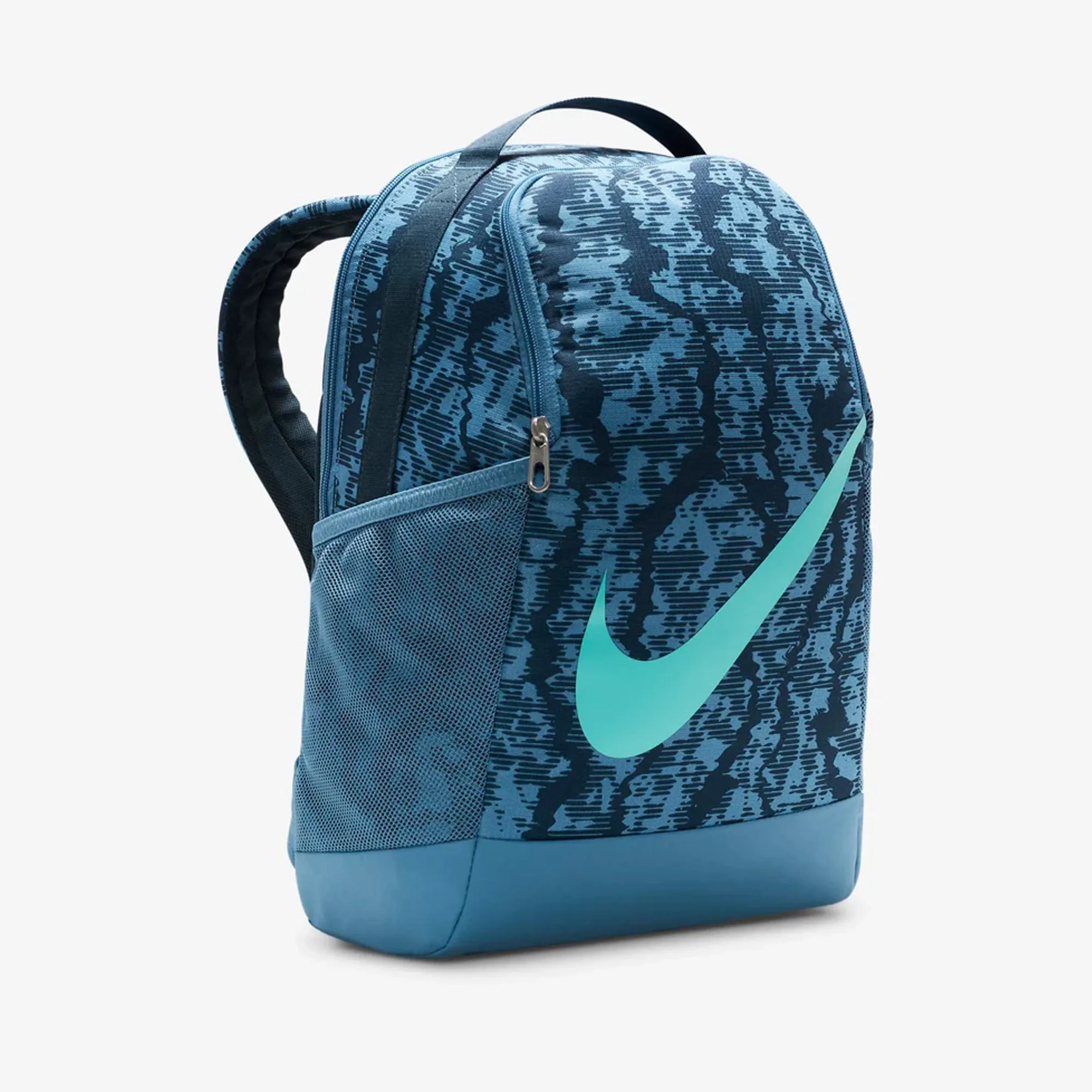 Nike Brasilia Kids Backpack - Armory Navy/Aegean Storm/Green Frost