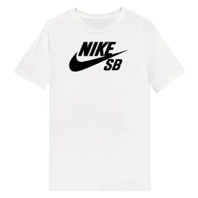 White Nike SB Kids T-Shirt NSW