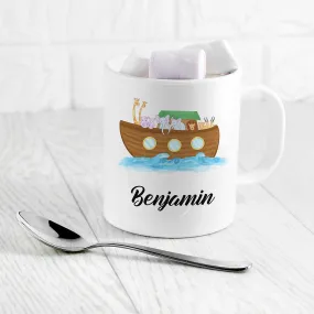 Personalised Kids Noah's Ark Polymer Mug