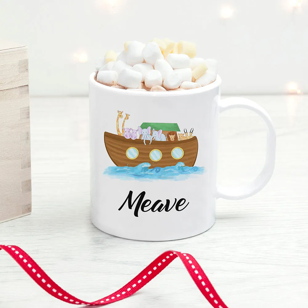 Personalised Kids Noah's Ark Polymer Mug