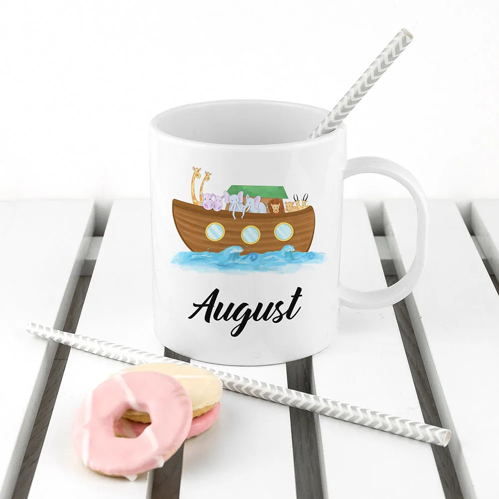 Personalised Kids Noah's Ark Polymer Mug