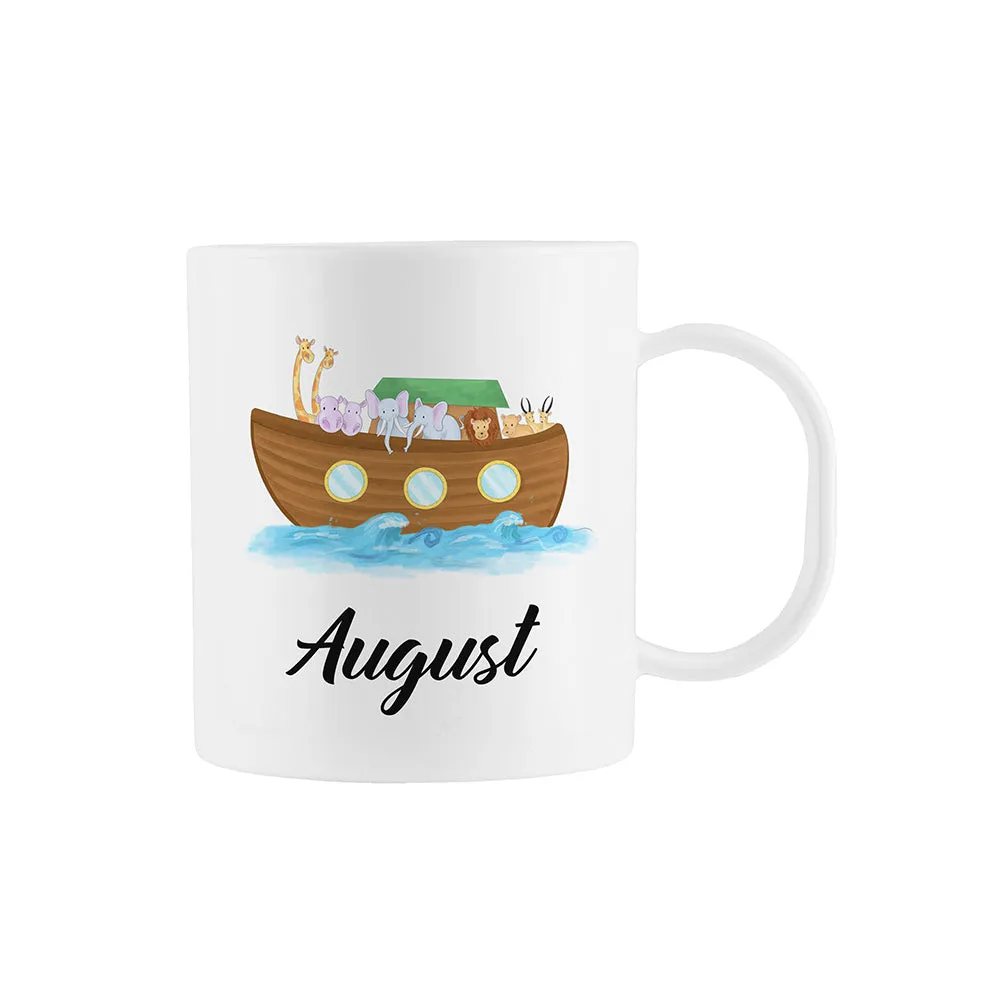 Personalised Kids Noah's Ark Polymer Mug