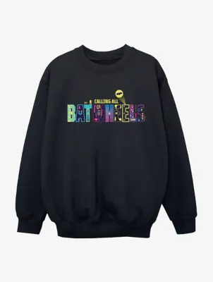 NW2 Batwheels Calling Slogan Kids Black Printed Sweatshirt | Kids | George at ASDA