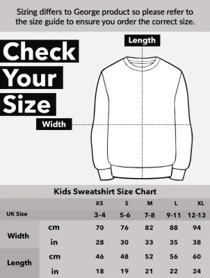 NW2 Casper The Friendly Ghost Kids Black Sweatshirt | Kids | George at ASDA