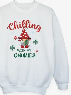 NW2 Christmas Gnomies Girl Kids White Sweatshirt | Kids | George at ASDA