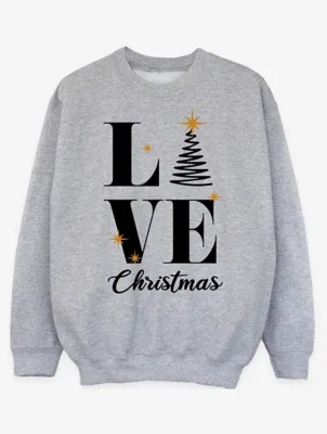 NW2 Christmas Love Kids Heather Grey Sweatshirt | Kids | George at ASDA