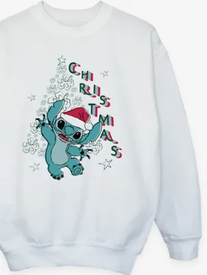 NW2 Lilo & Stitch Christmas Tree Kids Sweatshirt | Kids | George at ASDA