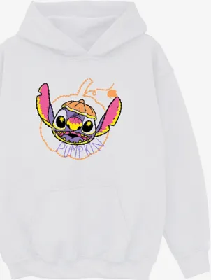 NW2 Lilo & Stitch Pumpkin Head Kids White Hoodie | Kids | George at ASDA