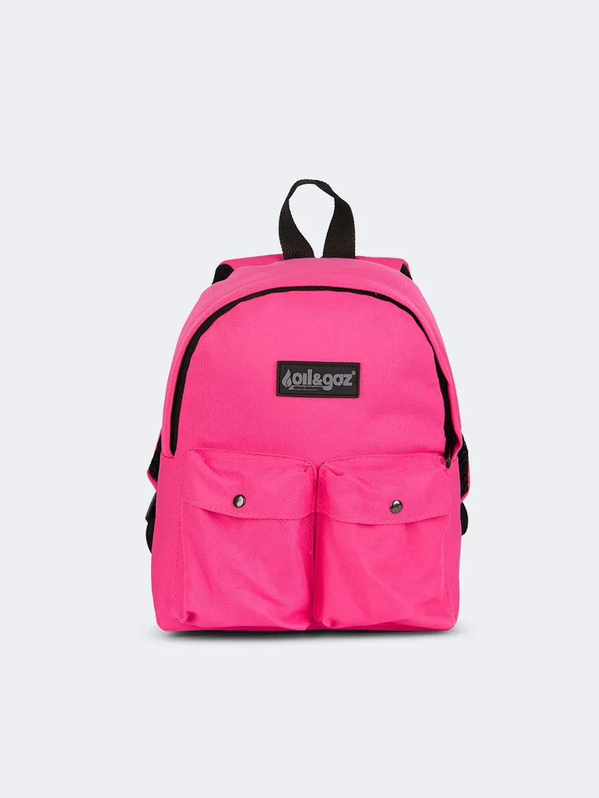 Oil And Gaz Colorful Kids-Girls Lifestyle Bag Fuschia