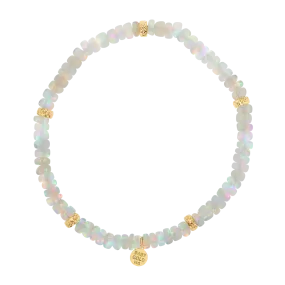 Colorful Opal Beaded Bracelet for Kids