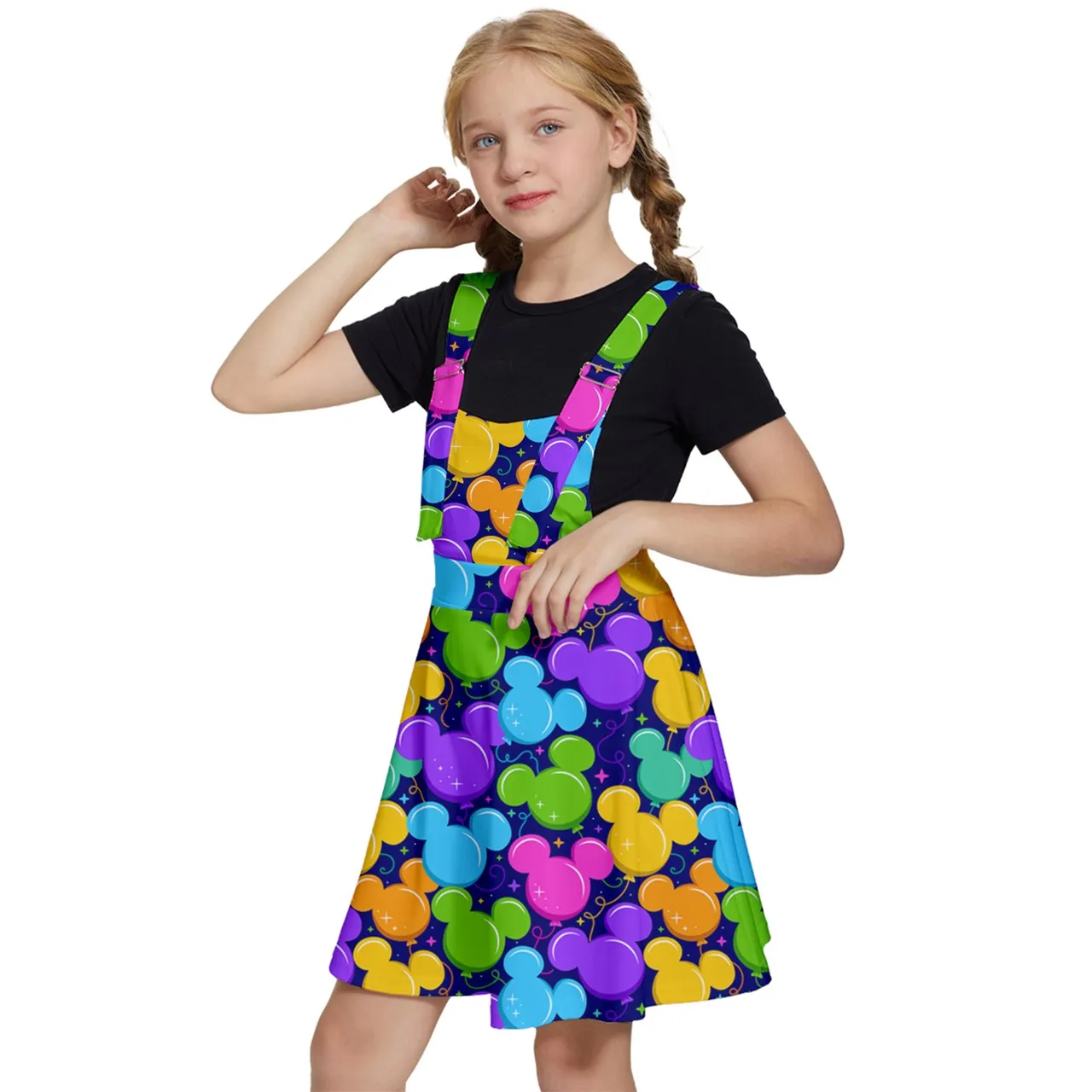 Park Balloons Kids' Apron Dress