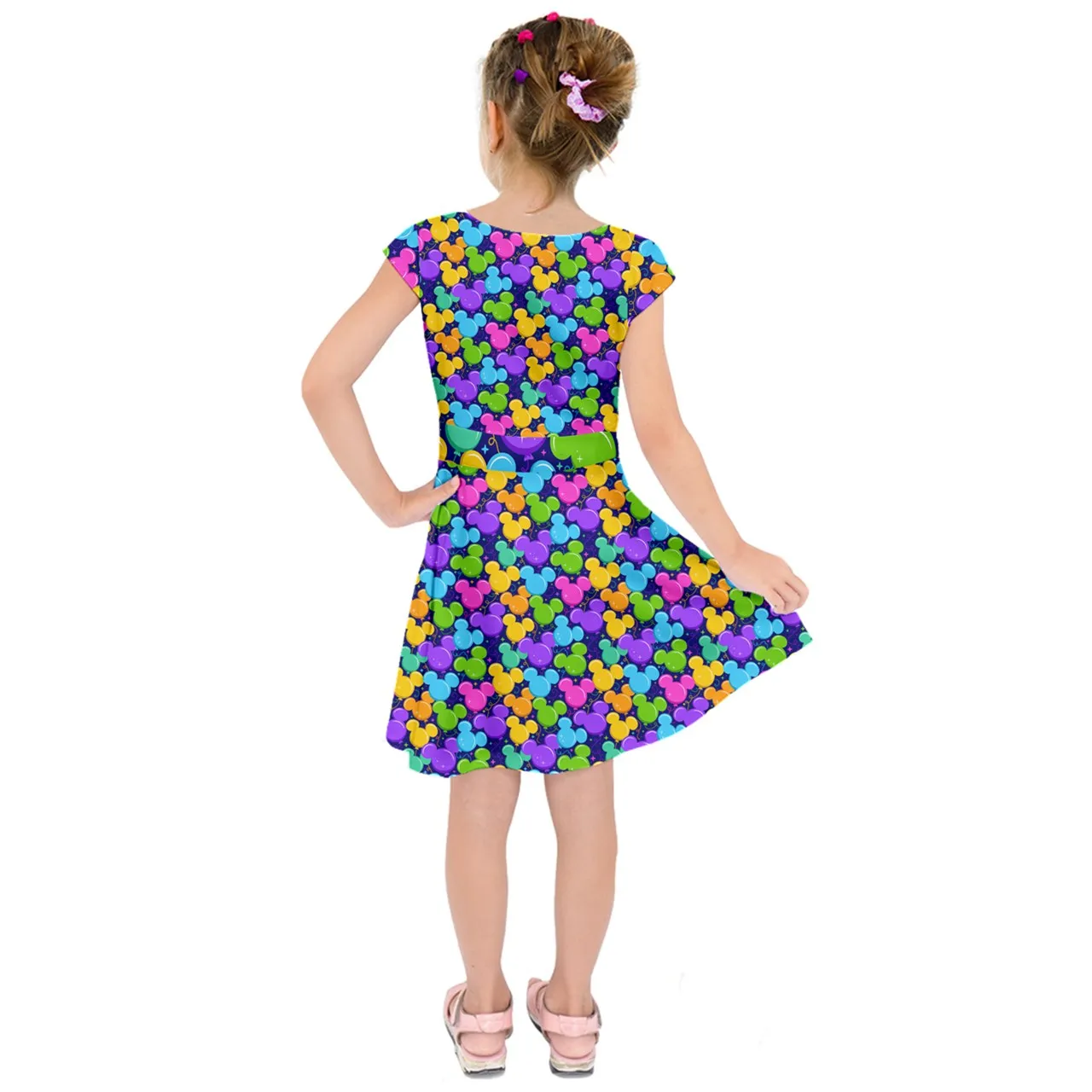 Park Balloons Kids' Short Sleeve Dress