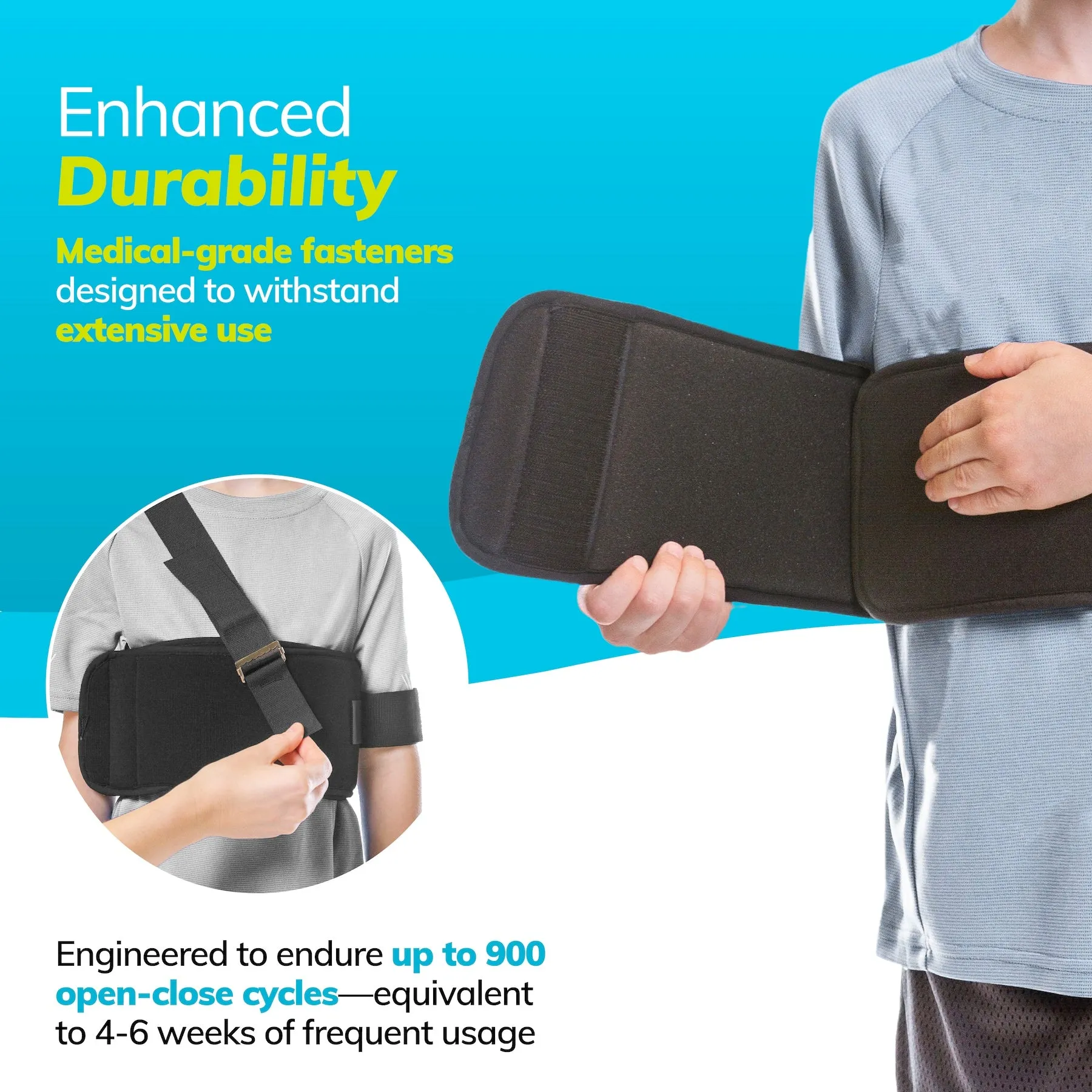 Pediatric Shoulder Immobilizer Arm Sling for Kids and Children