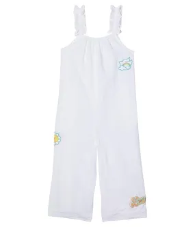 PEEK Embroidered Patches Calf Length Romper (Toddler/Little Kids/Big Kids)