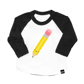 Pencil Baseball Tee by Whistle & Flute