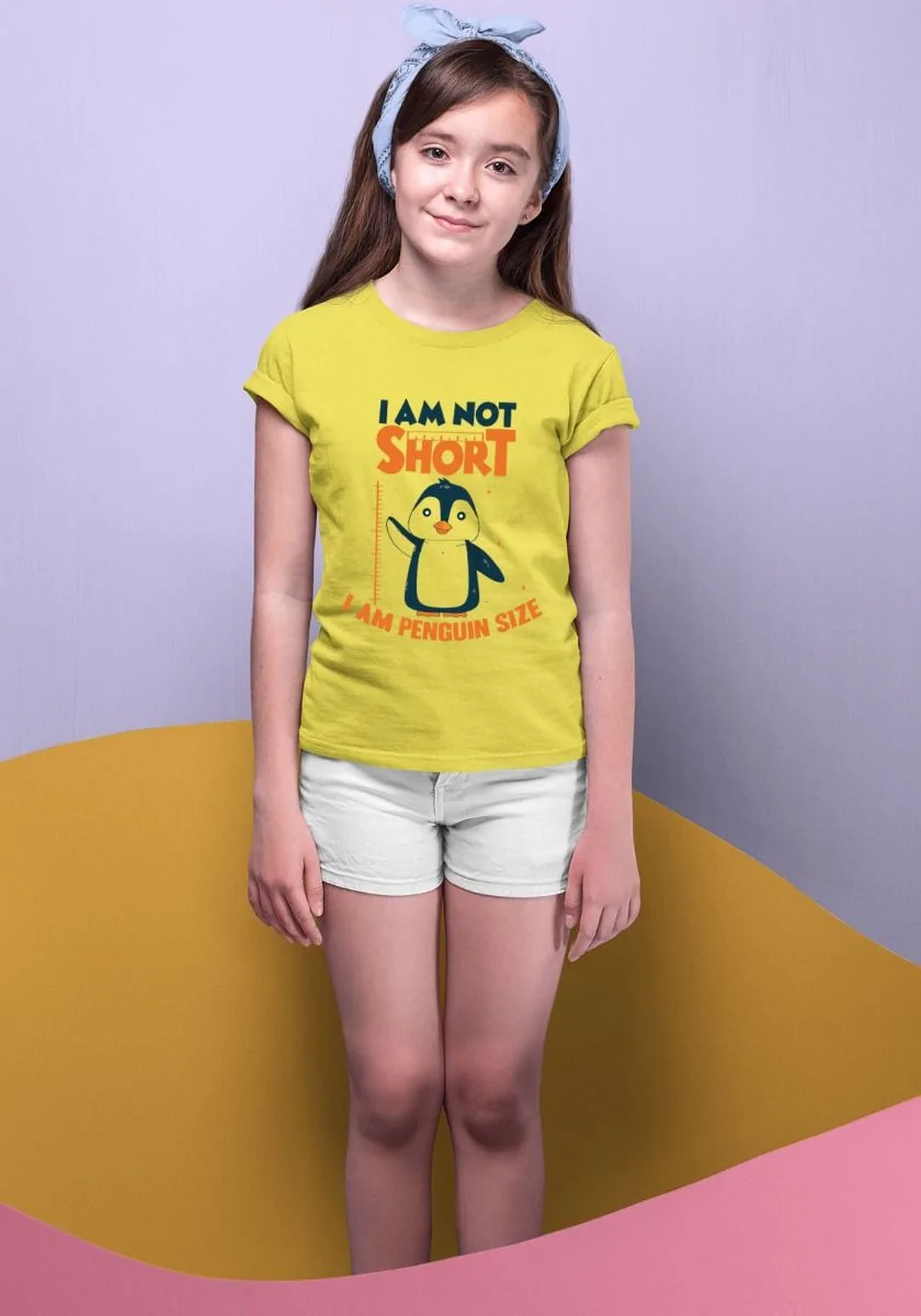 Penguin Size Kids T-Shirt