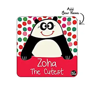 Personalised Design Metal Fridge Magnets for Kids Birthday Return Gifts  - Cute Panda